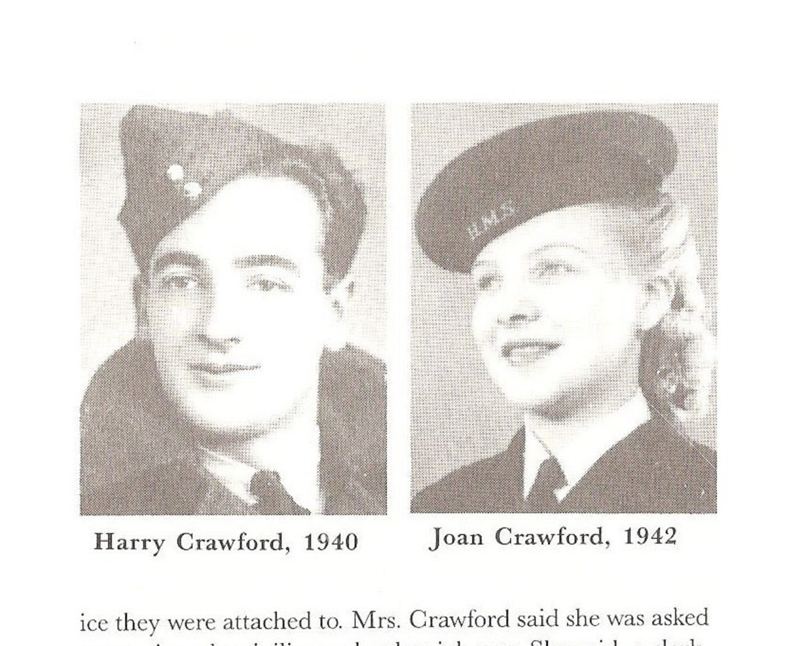 Ultra Code Breaker Neighbours Harry & Joan Crawford, Ultra Code Breakers - Downhome Magazine